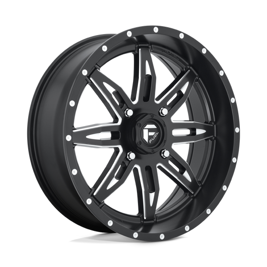 D5672070A544 - Fuel Off-Road D567 Lethal 20X7 4X156 13mm Matte Black Milled - Fuel Off-Road Wheels Canada