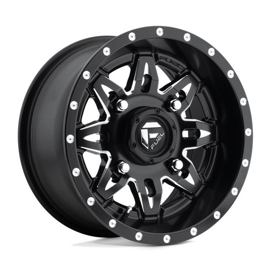D5671570A644 - Fuel Off-Road D567 Lethal 15X7 4X137 13mm Matte Black Milled - Fuel Off-Road Wheels Canada