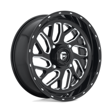 Load image into Gallery viewer, D5811870A544 - Fuel Off-Road D581 Triton 18X7 4X156 13mm Gloss Black Milled - Fuel Off-Road Wheels Canada