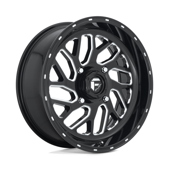 D5811870A544 - Fuel Off-Road D581 Triton 18X7 4X156 13mm Gloss Black Milled - Fuel Off-Road Wheels Canada