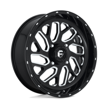 Charger l'image dans la galerie, D5812070A644 - Fuel Off-Road D581 Triton 20X7 4X137 13mm Gloss Black Milled - Fuel Off-Road Wheels Canada