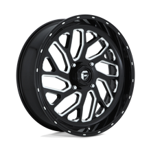 Load image into Gallery viewer, D5812270A644 - Fuel Off-Road D581 Triton 22X7 4X137 13mm Gloss Black Milled - Fuel Off-Road Wheels Canada