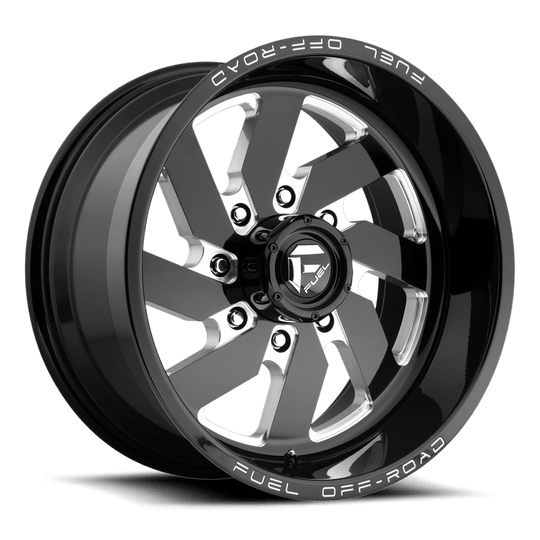D58220008247 - Fuel Off-Road D582 Turbo 20X10 8X165.1 -18 mm Gloss Black Milled - Fuel Off-Road Wheels Canada