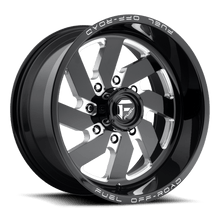 Load image into Gallery viewer, D58220908257 - Fuel Off-Road D582 Turbo 20X9 8X165.1 20mm Gloss Black Milled - Fuel Off-Road Wheels Canada