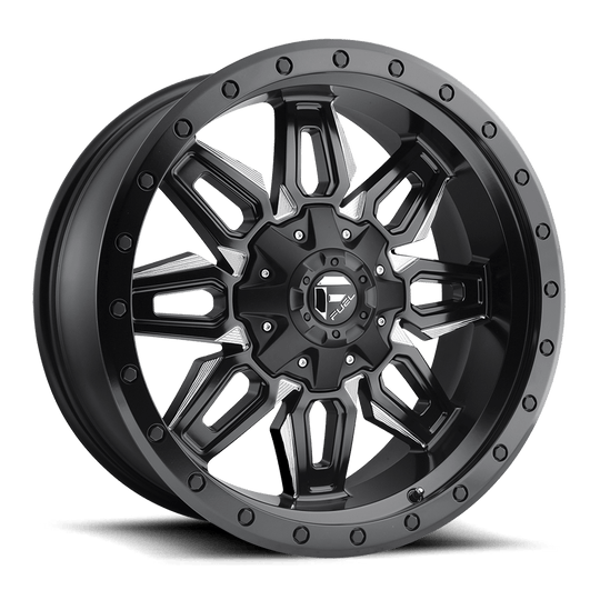 D59118908250 - Fuel Off-Road D591 Neutron 18X9 8X165.1 1mm Matte Black Milled - Fuel Off-Road Wheels Canada