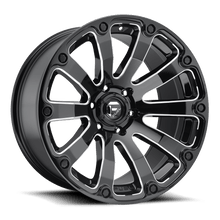 Charger l'image dans la galerie, D59820007347 - Fuel Off-Road D598 Diesel 20X10 5X127 -18 mm Gloss Black Milled - Fuel Off-Road Wheels Canada