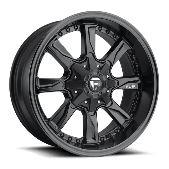 D60420909857 - Fuel Off-Road D604 Hydro 20X9 6X135 / 6X139.7 20mm Matte Black - Fuel Off-Road Wheels Canada