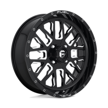 Load image into Gallery viewer, D6112070A544 - Fuel Off-Road D611 Stroke 20X7 4X156 13mm Gloss Black Milled - Fuel Off-Road Wheels Canada