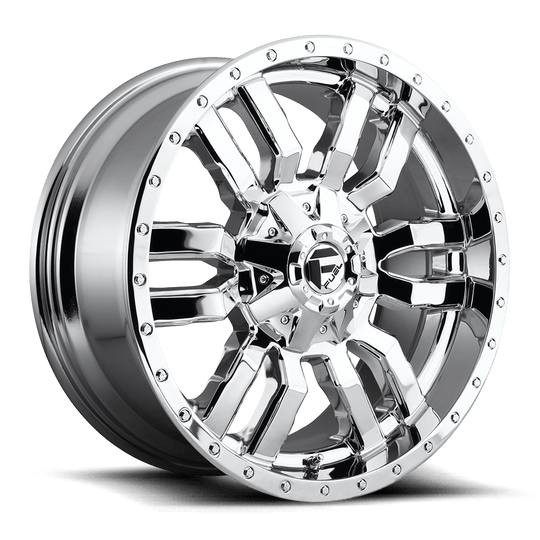 D63122007057 - Fuel Off-Road D631 Sledge 22X10 5X139.7 5X150 10mm Chrome Plated - Fuel Off-Road Wheels Canada