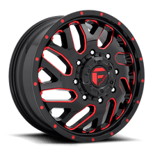 Charger l'image dans la galerie, D656208292 - Fuel Off-Road D656 Triton 20X8.25 8X200 105mm Gloss Black Red Tinted Clear - Fuel Off-Road Wheels Canada