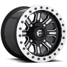 Load image into Gallery viewer, D9101500A564 - Fuel Off-Road D910 Hardline Beadlock 15X10 4X156 25mm Gloss Black Milled - Fuel Off-Road Wheels Canada