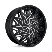 Charger l'image dans la galerie, S231269000+01D - DUB S231 Dazr 26X9 BLANK  1mm Gloss Black Milled - DUB Wheels Canada
