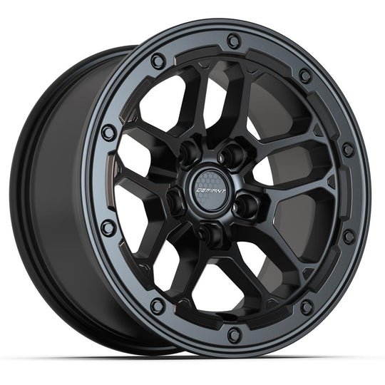 DF01-17080-5127-12B1 - Defiant DF01 17X8 5X127 ET12mm Satin Black - Defiant Wheels Canada