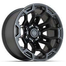 Charger l'image dans la galerie, DF03-18090-6550-12B1G1 - Defiant DF03 18X9 6X139.7 ET-12mm Satin Black with Satin Charcoal - Defiant Wheels Canada