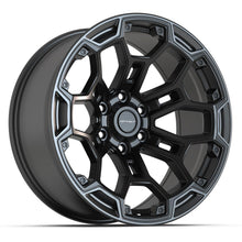 Load image into Gallery viewer, DF03-20090-6550-12B1G1 - Defiant DF03 20X9 6X139.7 ET-12mm Satin Black with Satin Charcoal - Defiant Wheels Canada