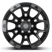 Load image into Gallery viewer, DF04-17090-6135-12B1 - Defiant DF04 17X9 6X135 ET12mm Satin Black - Defiant Wheels Canada