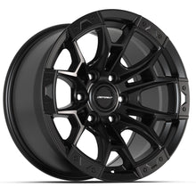 Load image into Gallery viewer, DF04-17090-6135-12B1 - Defiant DF04 17X9 6X135 ET12mm Satin Black - Defiant Wheels Canada