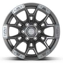Load image into Gallery viewer, DF04-17090-6135-12G1 - Defiant DF04 17X9 6X135 ET12mm Dark Satin Charcoal - Defiant Wheels Canada