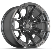 Load image into Gallery viewer, DF04-17090-6135-12G1 - Defiant DF04 17X9 6X135 ET12mm Dark Satin Charcoal - Defiant Wheels Canada