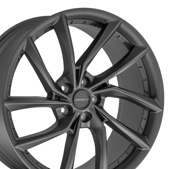 DF06-20090-5120-35G1 - Defiant DF06 20X9 5X120 ET35mm Dark Satin Charcoal - Defiant Wheels Canada