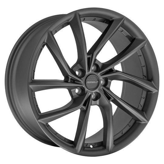 DF06-20090-5450-35G1 - Defiant DF06 20X9 5X114.3 ET35mm Dark Satin Charcoal - Defiant Wheels Canada
