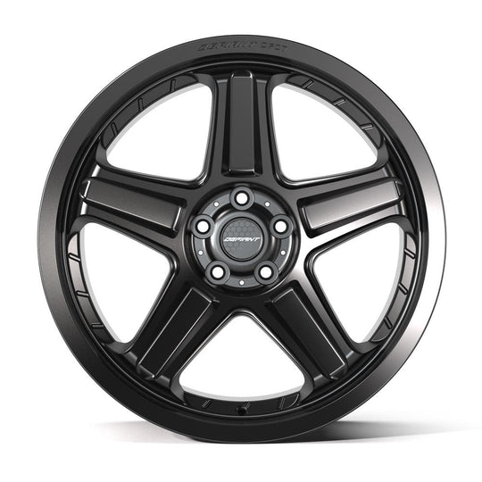 DF07-20105-5115-26B1 - Defiant DF07 20X10.5 5X115 ET26mm Satin Black - Defiant Wheels Canada