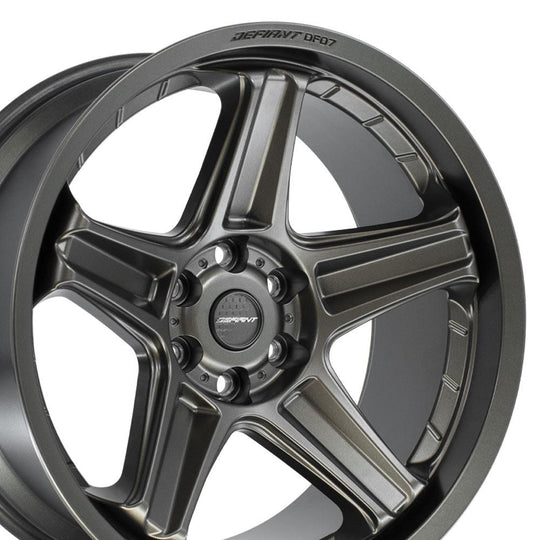 DF07-22100-6550-12BR - Defiant DF07 22X10 6X139.7 ET-12mm Bronze - Defiant Wheels Canada