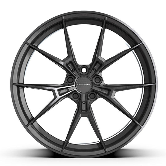 DF09-20100-5112-35MBT - Defiant DF09 20X10 5X112 35MM Black Machined w/ Tinted Clear - Defiant Wheels Canada