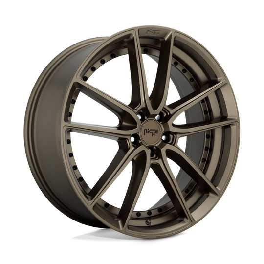 M222229043+38 - Niche M222 DFS 22X9 5X112  38mm Matte Bronze - Niche Wheels Canada