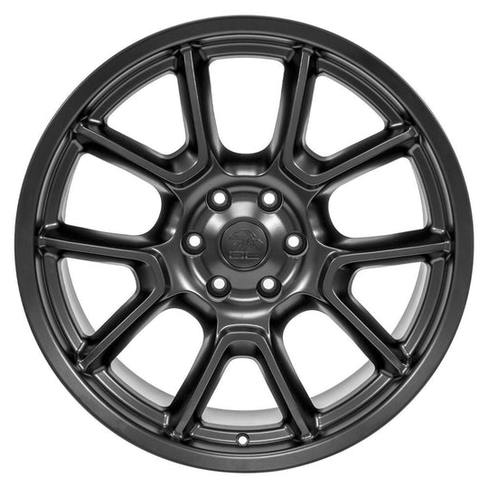 DG21-22095-6550-9B1 - OE Wheels Replica DG21 22X9.5 6X139.7 ET9mm Satin Black - OE Wheels Wheels Canada