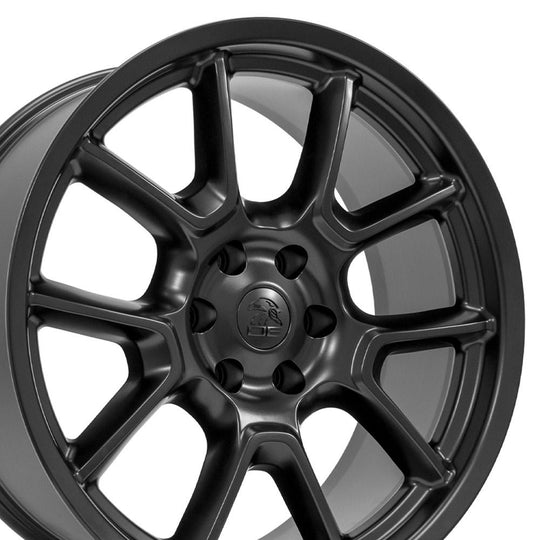 DG21-22095-6550-9B1 - OE Wheels Replica DG21 22X9.5 6X139.7 ET9mm Satin Black - OE Wheels Wheels Canada