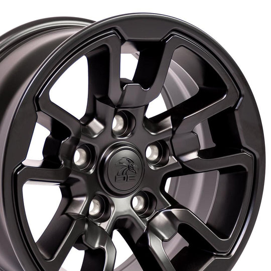 DG55-17080-5550-18B1 - OE Wheels Replica DG55 17X8 5X139.7 ET18mm Satin Black - OE Wheels Wheels Canada
