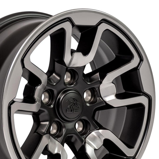 DG55-17080-5550-18PB1 - OE Wheels Replica DG55 17X8 5X139.7 ET18mm Polished with Painted Inlay - OE Wheels Wheels Canada