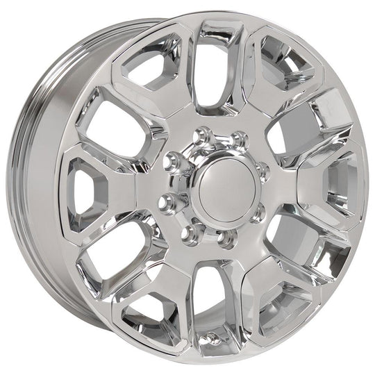 DG66-20080-8165-54C-ic - OE Wheels Replica DG66 20X8 8X165.1 ET54.65mm Chrome with Chrome Insert - OE Wheels Wheels Canada