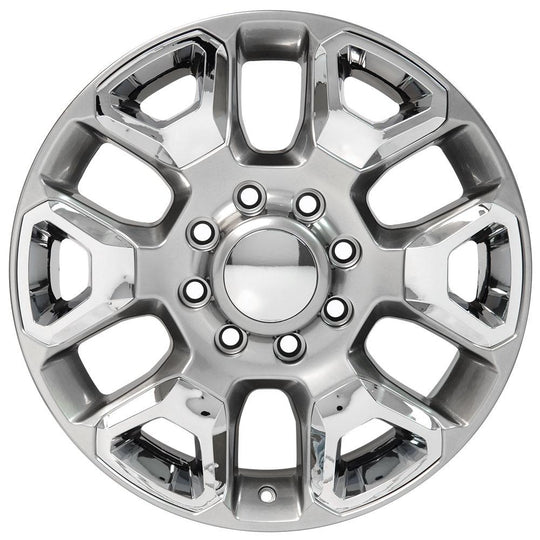 DG66-20080-8165-54HS-ic - OE Wheels Replica DG66 20X8 8X165.1 ET54.65mm Hyper Silver with Chrome - OE Wheels Wheels Canada