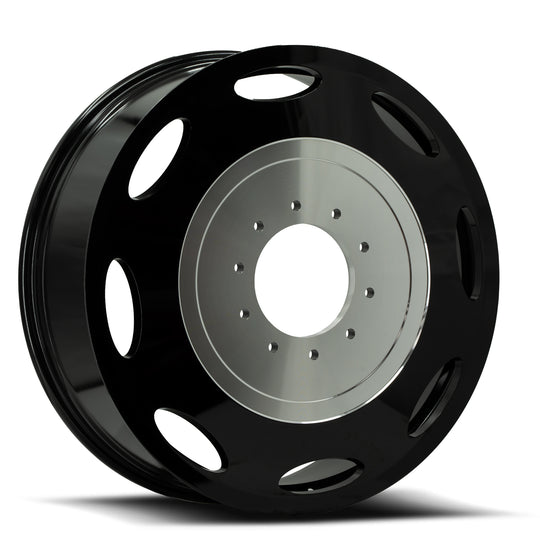DI208265115GB - XF Dually Dually Inner 20X8.25 10X225 115mm Gloss Black - XF Dually Wheels Canada