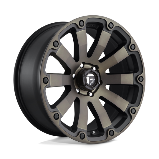 D63620908750 - Fuel Off-Road D636 Diesel 20X9 6X114.3 ET 1mm Matte Black Double Dark Tint - Fuel Off-Road Wheels Canada