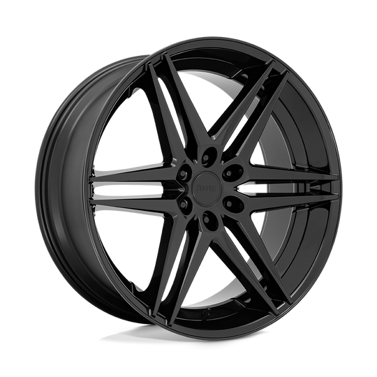S268240084+25 - DUB S268 Dirty Dog 24X10 6X139.7  25mm All Glossy Black - DUB Wheels Canada