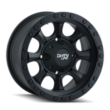 Load image into Gallery viewer, 9300-47100MB - Dirty Life Ironman 14X7 4X110 /  ET 13mm Matte Black with Simulated Ring - Dirty Life Wheels Canada