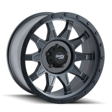 Load image into Gallery viewer, 9301-2173MGN - Dirty Life Roadkill 20X10 5X127 /  ET -19mm Matte Gunmetal with Black Beadlock - Dirty Life Wheels Canada