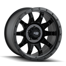 Load image into Gallery viewer, 9301-7832MBN - Dirty Life Roadkill 17X8.5 6X120 /  ET 6mm Matte Black with Simulated Ring - Dirty Life Wheels Canada