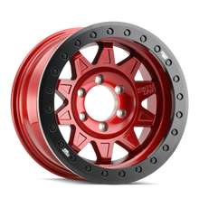 Load image into Gallery viewer, 9302-7936R14 - Dirty Life Roadkill 17X9 6X135 /  ET -14mm Gloss Crimson Candy Red - Dirty Life Wheels Canada