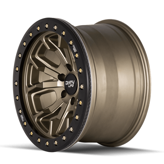 9303-7981MGD - Dirty Life DT-1 17X9 8X165.1 /  ET -12mm Satin Bronze - Dirty Life Wheels Canada