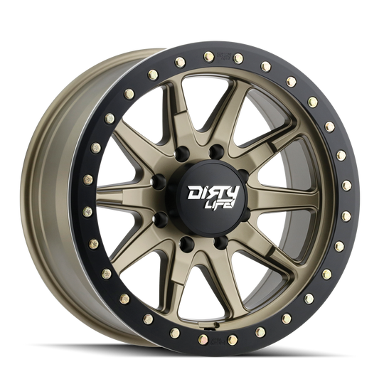 9304-7970MGD - Dirty Life DT-2 17X9 8X170 /  ET -12mm Satin Gold - Dirty Life Wheels Canada