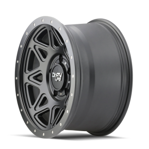 9305-8981MB - Dirty Life Theory 18X9 8X165.1 /  ET 0mm Matte Black with Simulated Ring - Dirty Life Wheels Canada