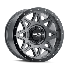 Charger l'image dans la galerie, 9305-7981MGT - Dirty Life Theory 17X9 8X165.1 /  ET -12mm Satin Gunmetal - Dirty Life Wheels Canada