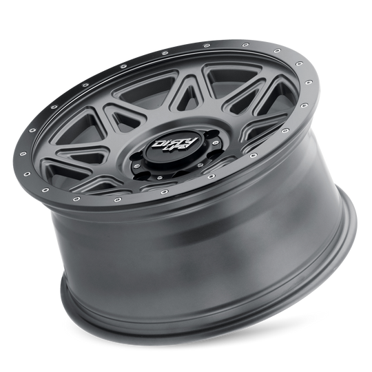 9305-8981MGT - Dirty Life Theory 18X9 8X165.1 /  ET 0mm Satin Gunmetal - Dirty Life Wheels Canada