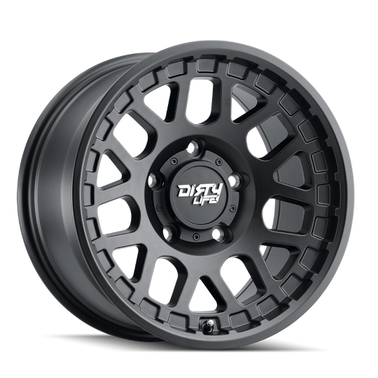 9306-7983MB0 - Dirty Life Mesa 17X9 6X139.7 /  ET 0mm Matte Black - Dirty Life Wheels Canada