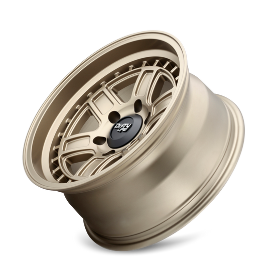 9308-7883MGD - Dirty Life Cage 17X8.5 6X139.7 /  ET -6mm Matte Gold - Dirty Life Wheels Canada