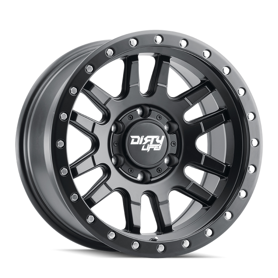 9309-7950MB0 - Dirty Life Canyon Pro 17X9 5X150 /  ET 0mm Satin Black - Dirty Life Wheels Canada